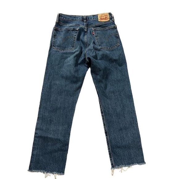 LEVI’S 501® ORIGINAL FIT RAW HEM HIGH RISE WOMEN'S JEANS SZ 26 - Picture 2 of 9